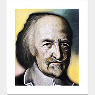 Thomas Hobbes Yellow Portrait | Thomas Hobbes Artwork 9 Posters and Art